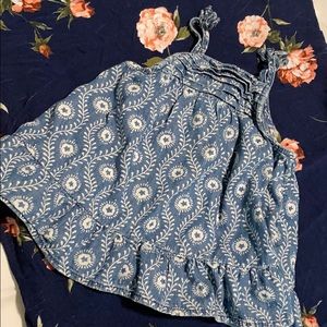 Baby girl denim tank GAP